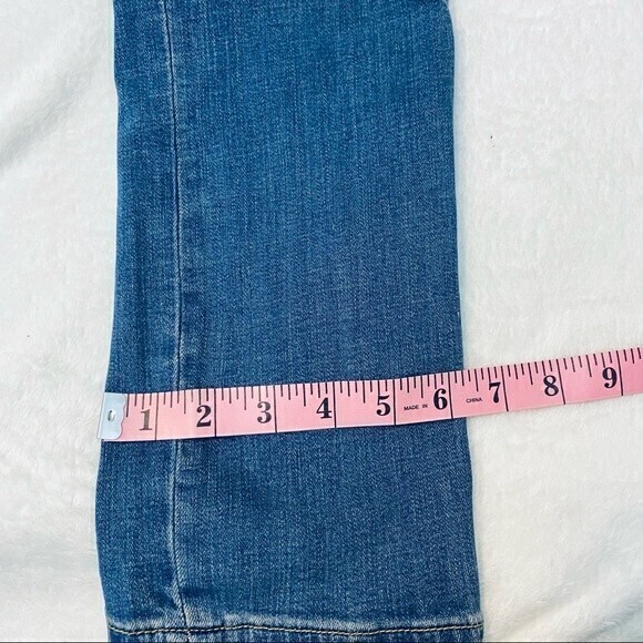 Abercrombie Kids, Girls Distressed Skinny Jeans, Size 11/12 Blue - Picture 6 of 7